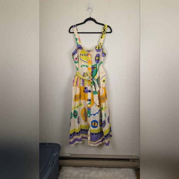 Zara printed vibrant Gorgeous maxi dress vacation - Picture 8 of 10